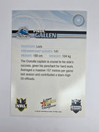 NRL 2009 Champions Base Card #40 Paul Gallen Cronulla Sutherland Sharks