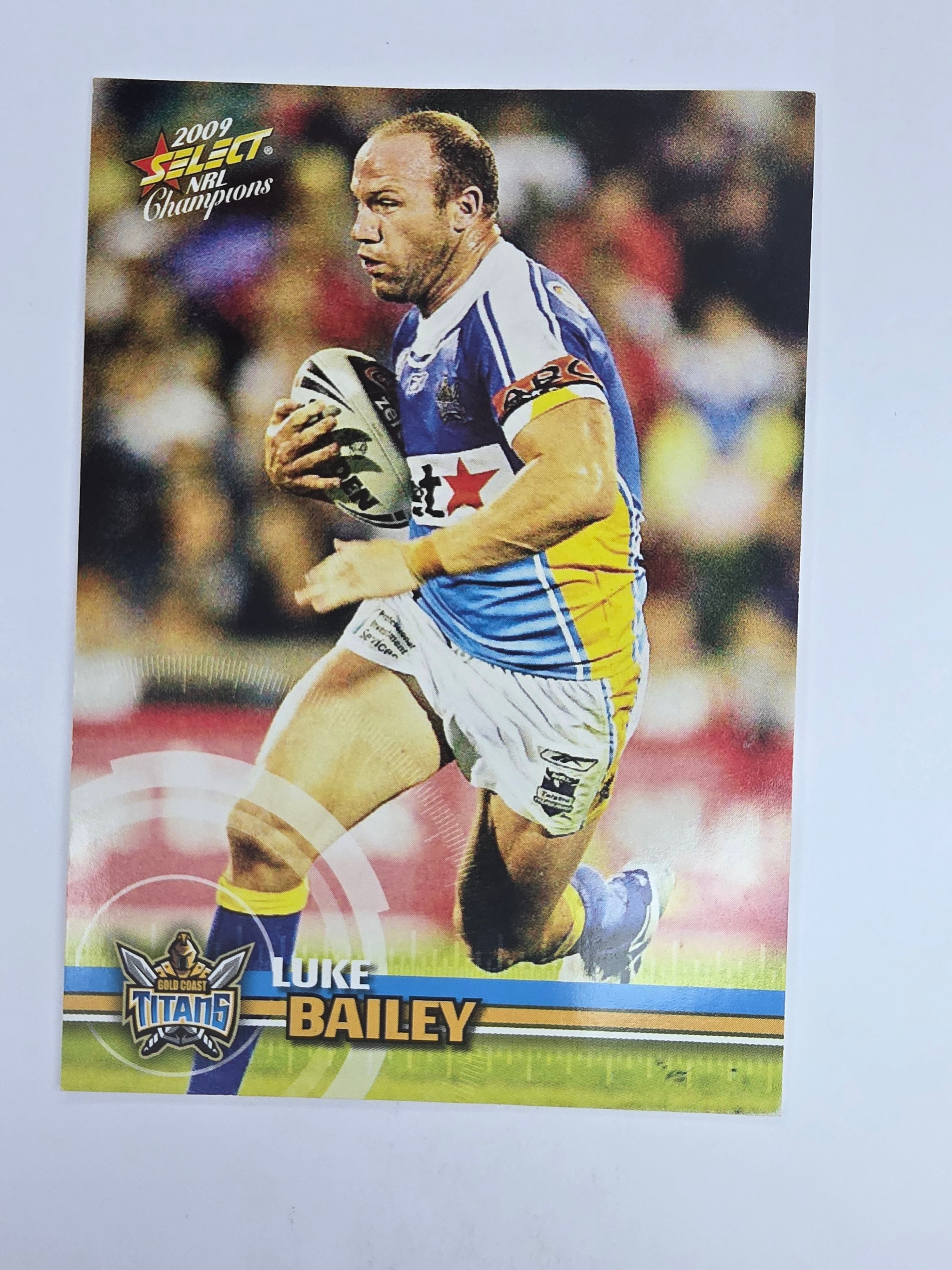 NRL 2009 Champions Base Card #52 Luke Bailey Gold Coast Titans
