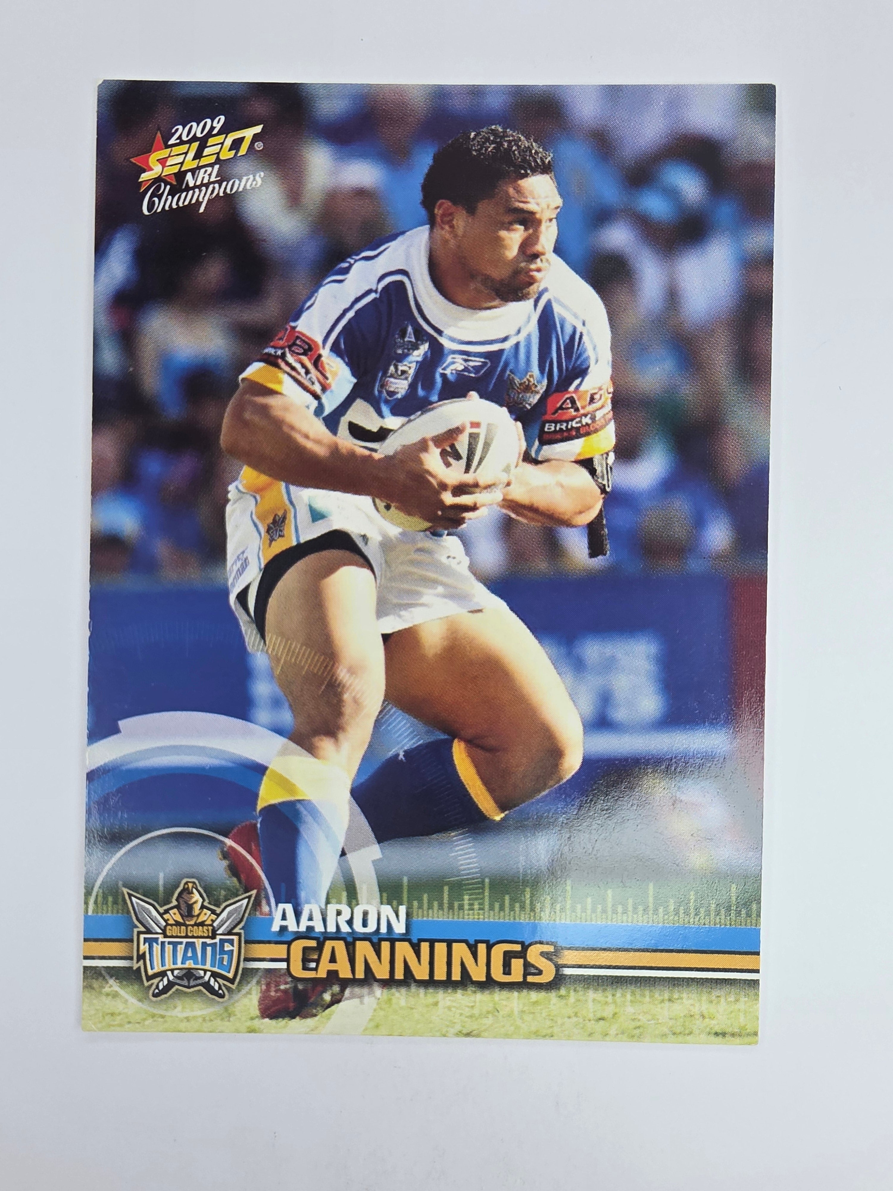 NRL 2009 Champions Base Card #55 Aaron Cannings Gold Coast Titans