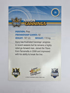 NRL 2009 Champions Base Card #55 Aaron Cannings Gold Coast Titans
