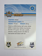 NRL 2009 Champions Base Card #57 Nathan Friend Gold Coast Titans