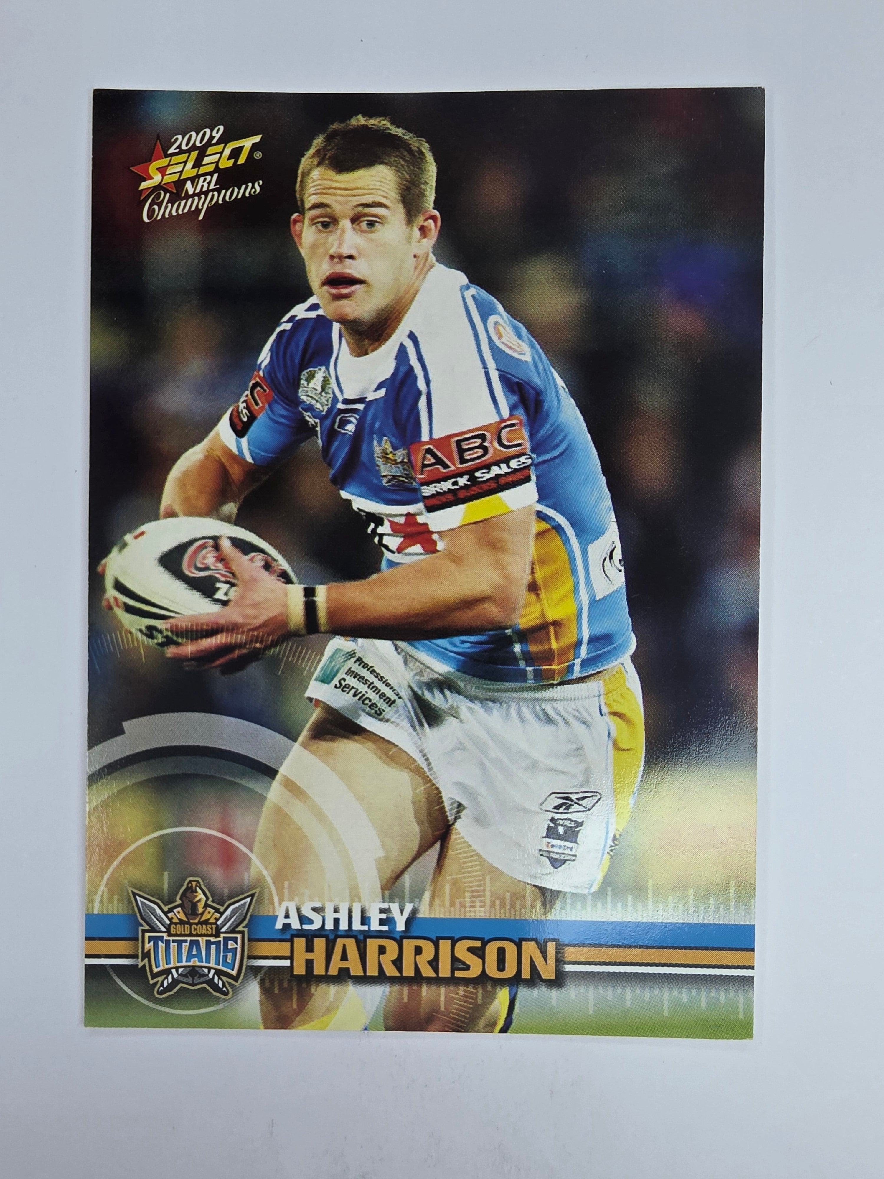 NRL 2009 Champions Base Card #58 Ashley Harrison Gold Coast Titans