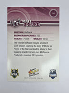 NRL 2009 Champions Base Card #64 Matt Orford Manly Warringah Sea Eagles