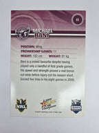 NRL 2009 Champions Base Card #65 Michael Bani Manly Warringah Sea Eagles