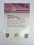 NRL 2009 Champions Base Card #68 Jason King Manly Warringah Sea Eagles