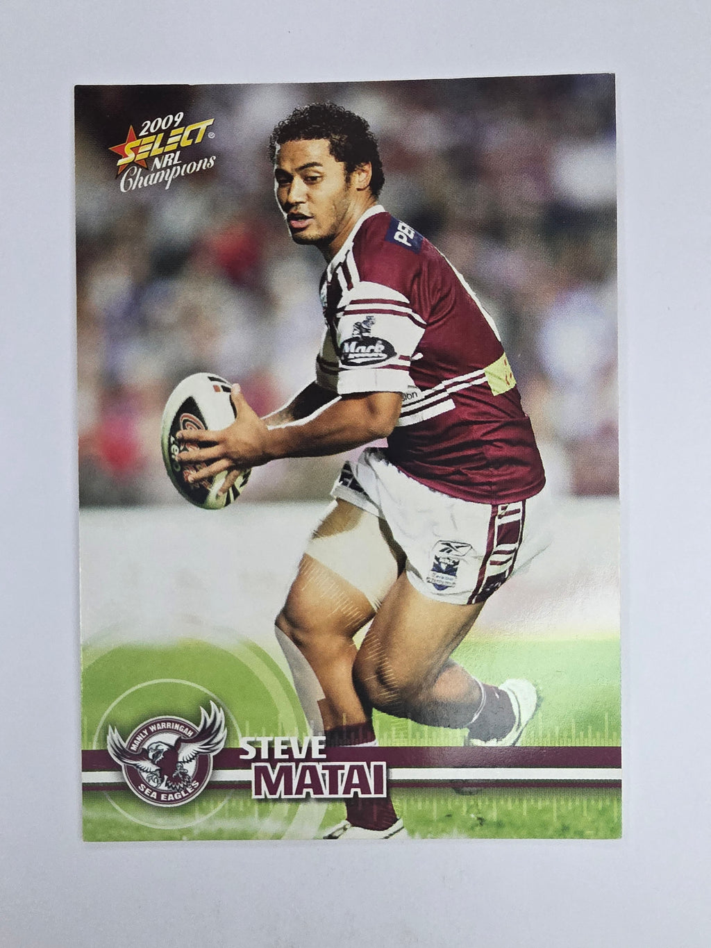 NRL 2009 Champions Base Card #71 Steve Matai Manly Warringah Sea Eagles
