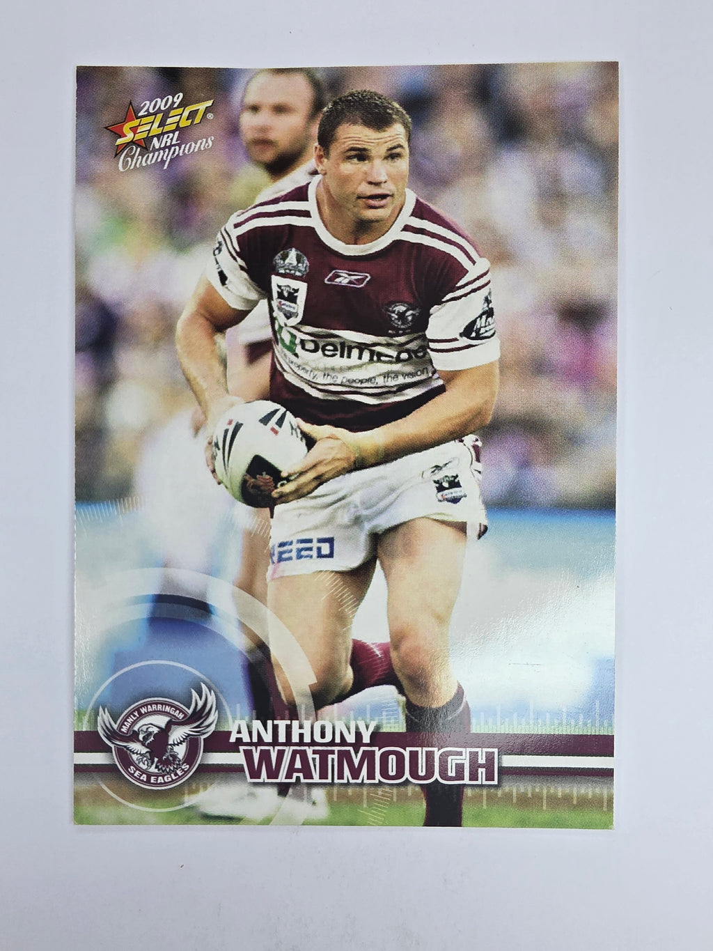 NRL 2009 Champions Base Card #75 Anthony Watmough Manly Warringah Sea Eagles