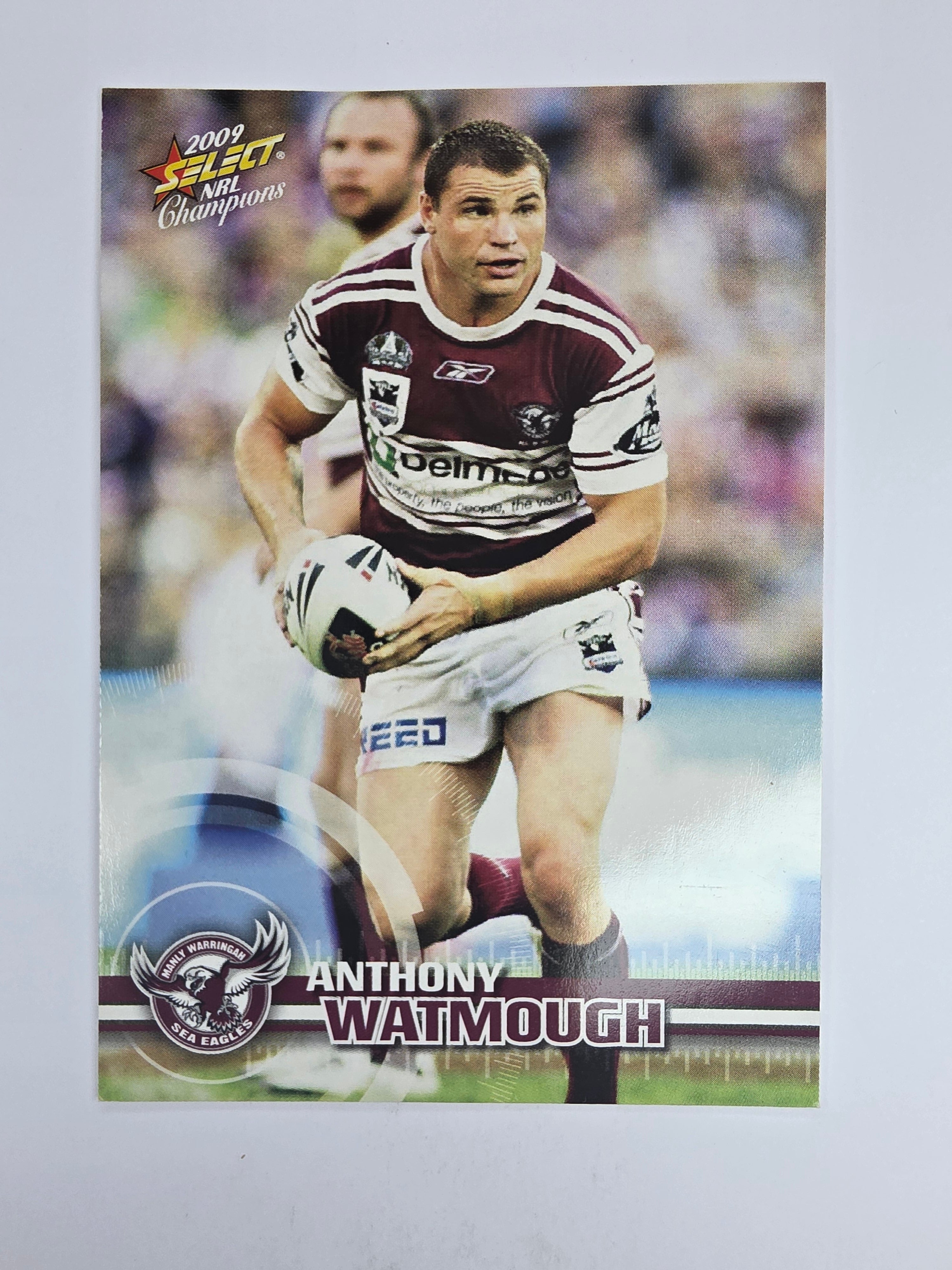 NRL 2009 Champions Base Card #75 Anthony Watmough Manly Warringah Sea Eagles