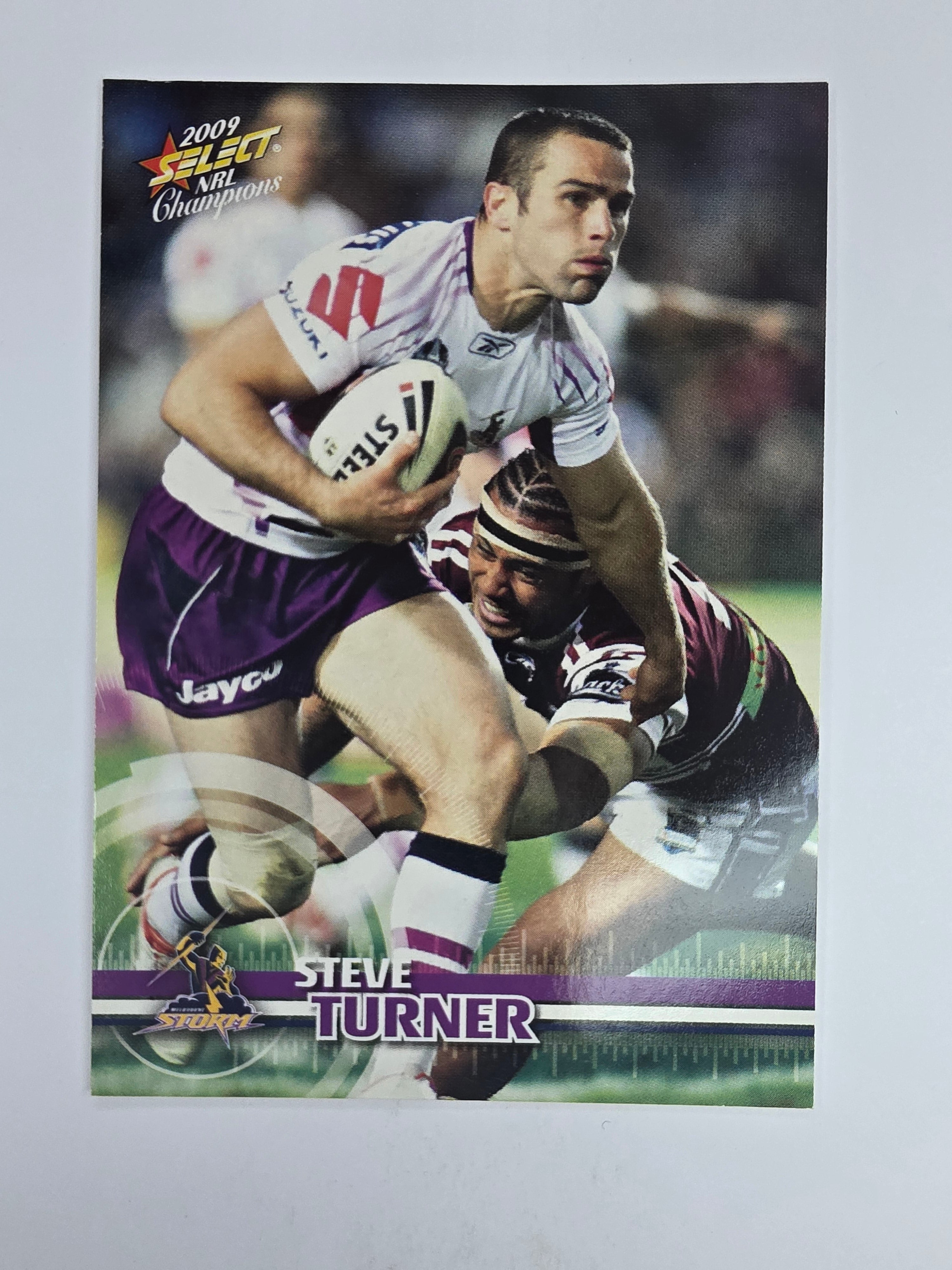 NRL 2009 Champions Base Card #83 Steve Turner Melbourne Storm