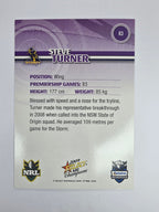 NRL 2009 Champions Base Card #83 Steve Turner Melbourne Storm