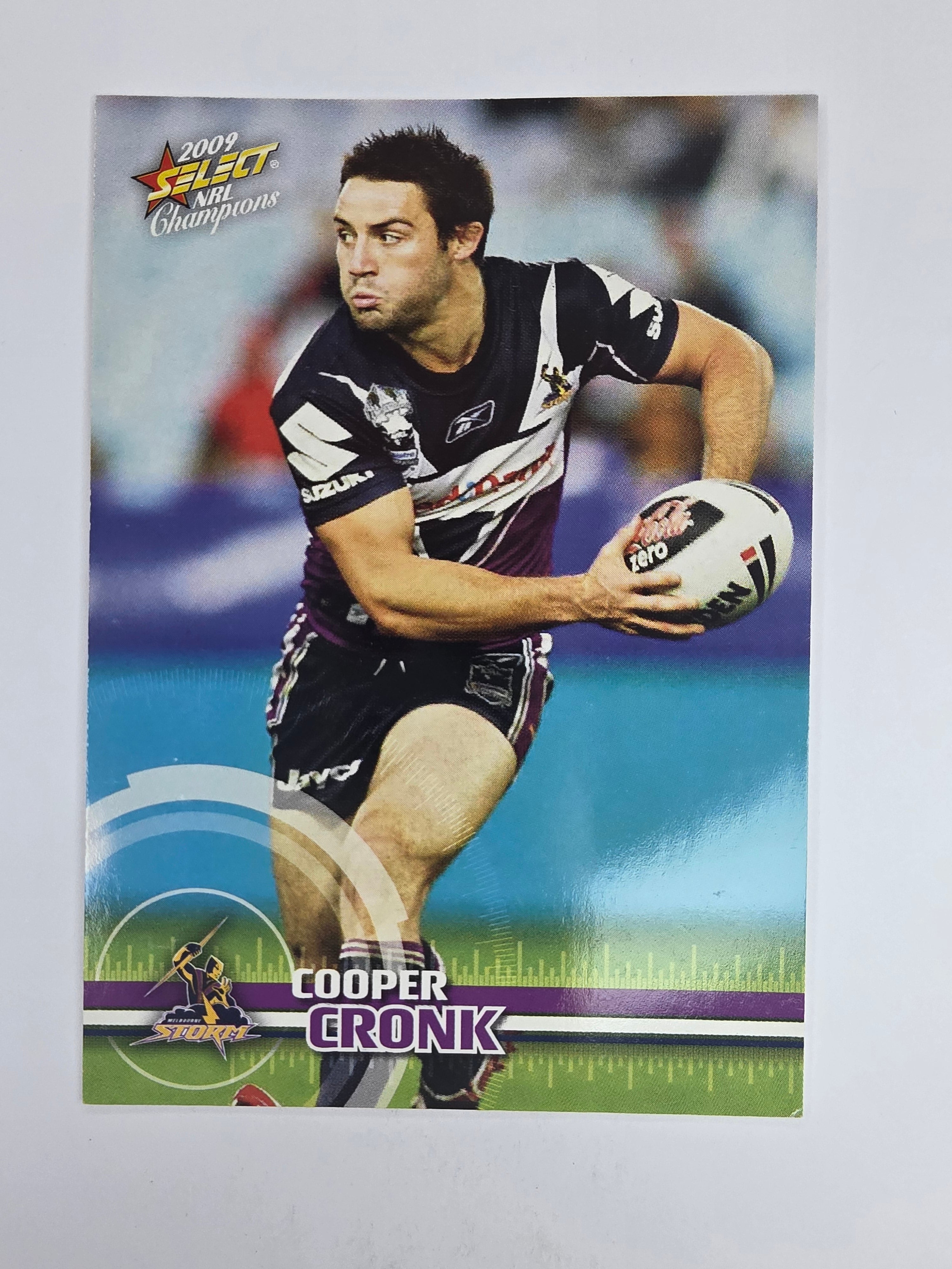 NRL 2009 Champions Base Card #85 Cooper Cronk Melbourne Storm
