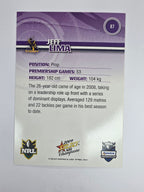 NRL 2009 Champions Base Card #87 Jeff Lima Melbourne Storm