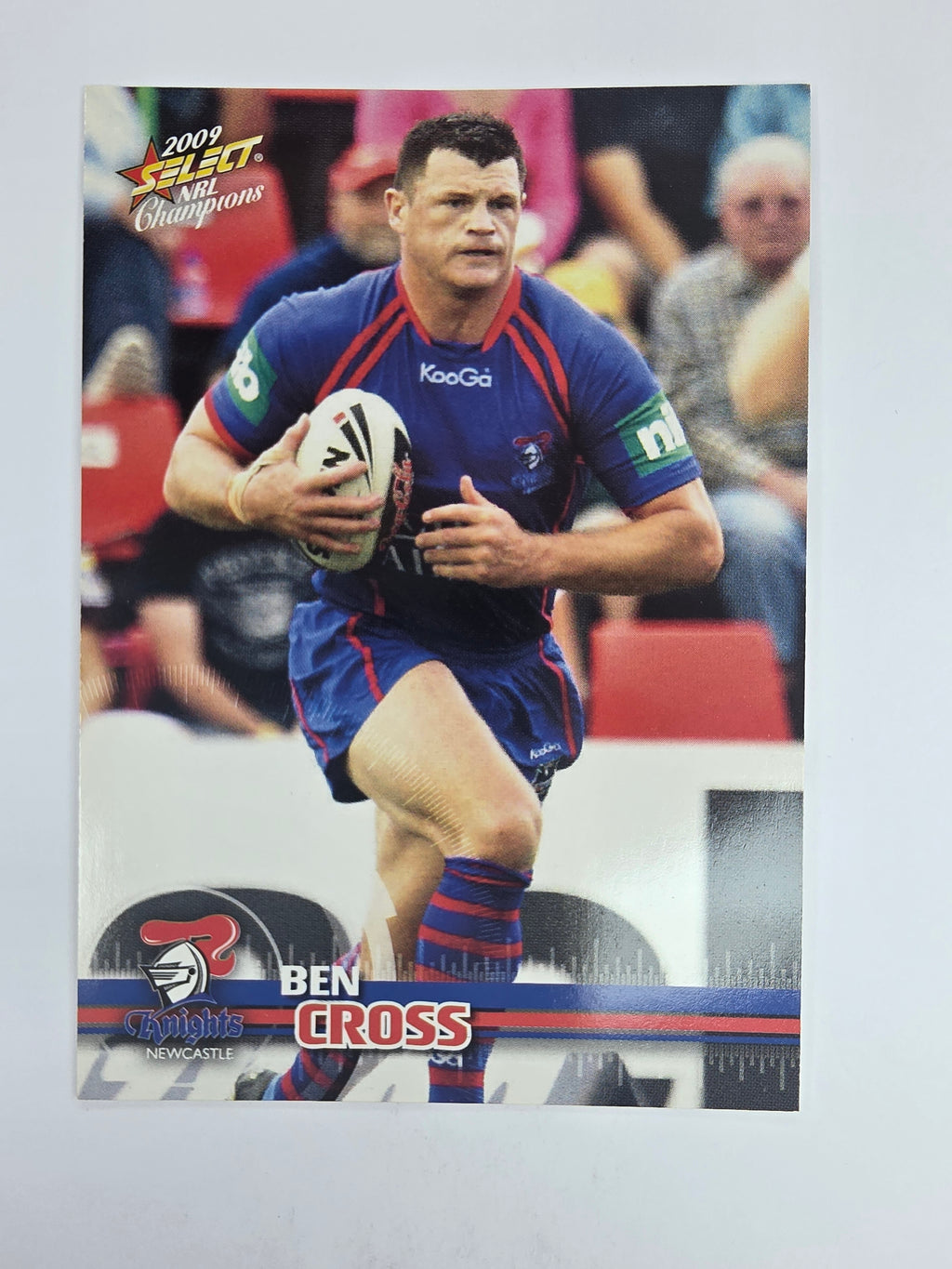 NRL 2009 Champions Base Card #88 Ben Cross Newcastle Knights