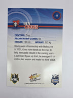 NRL 2009 Champions Base Card #88 Ben Cross Newcastle Knights