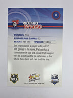 NRL 2009 Champions Base Card #89 Richard Fa’aoso Newcastle Knights
