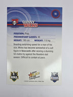 NRL 2009 Champions Base Card #95 Danny Wicks Newcastle Knights