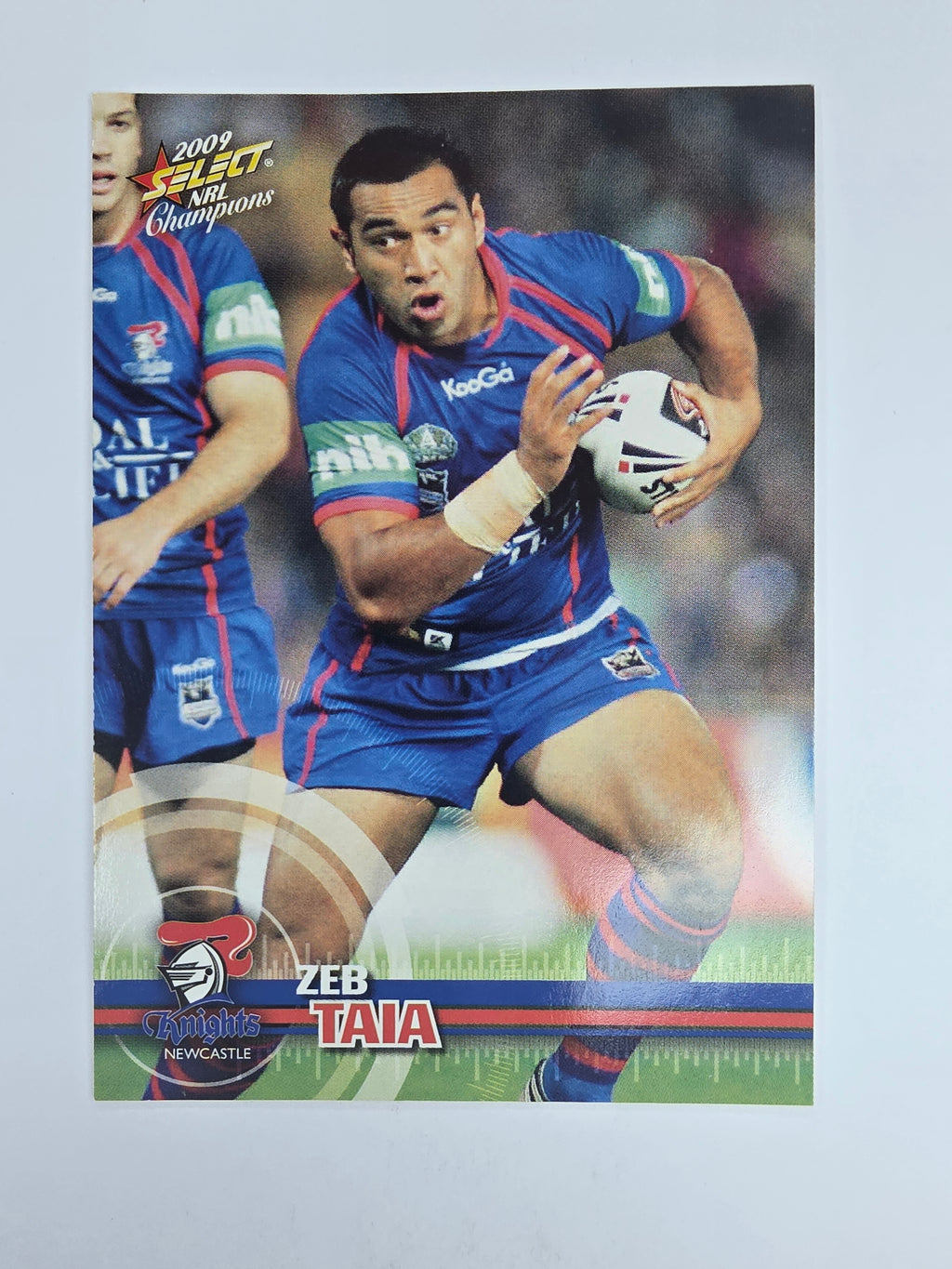 NRL 2009 Champions Base Card #97 Zeb Taia Newcastle Knights