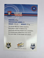 NRL 2009 Champions Base Card #98 Cooper Vuna Newcastle Knights