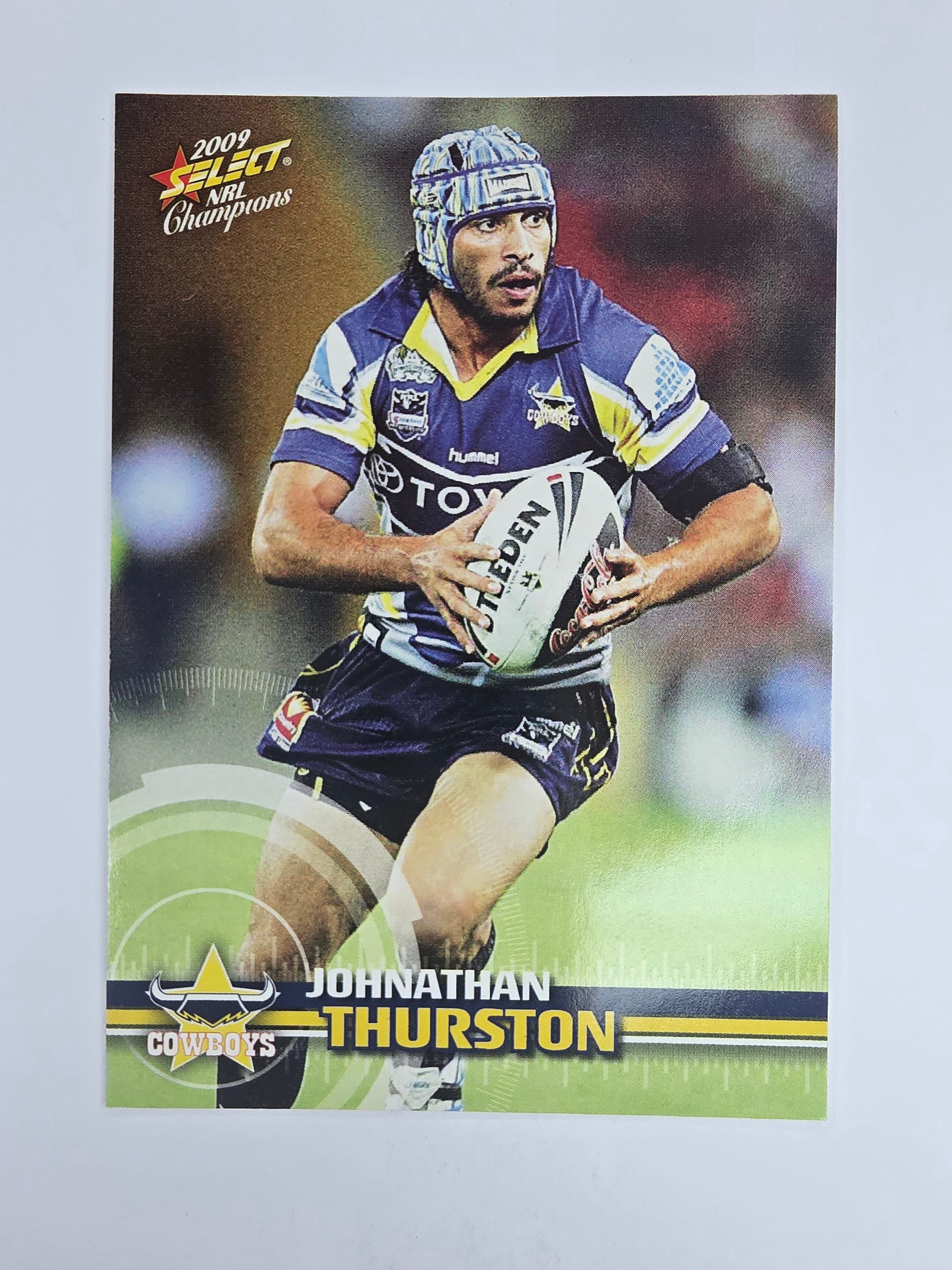NRL 2009 Champions Base Card #100 Johnathan Thurston North Queensland Cowboys