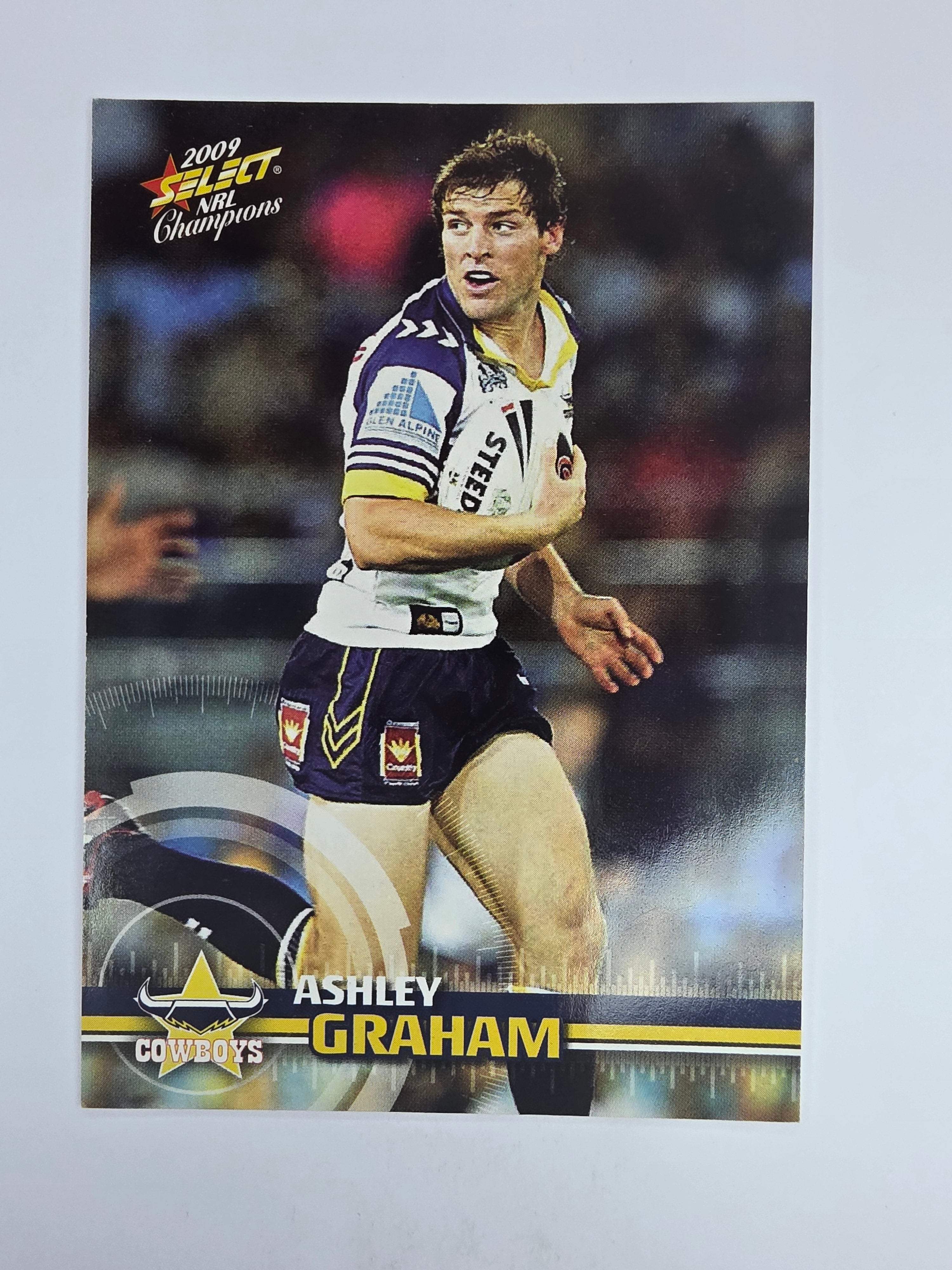 NRL 2009 Champions Base Card #104 Ashley Graham North Queensland Cowboys