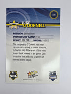 NRL 2009 Champions Base Card #106 Luke O’Donnell North Queensland Cowboys