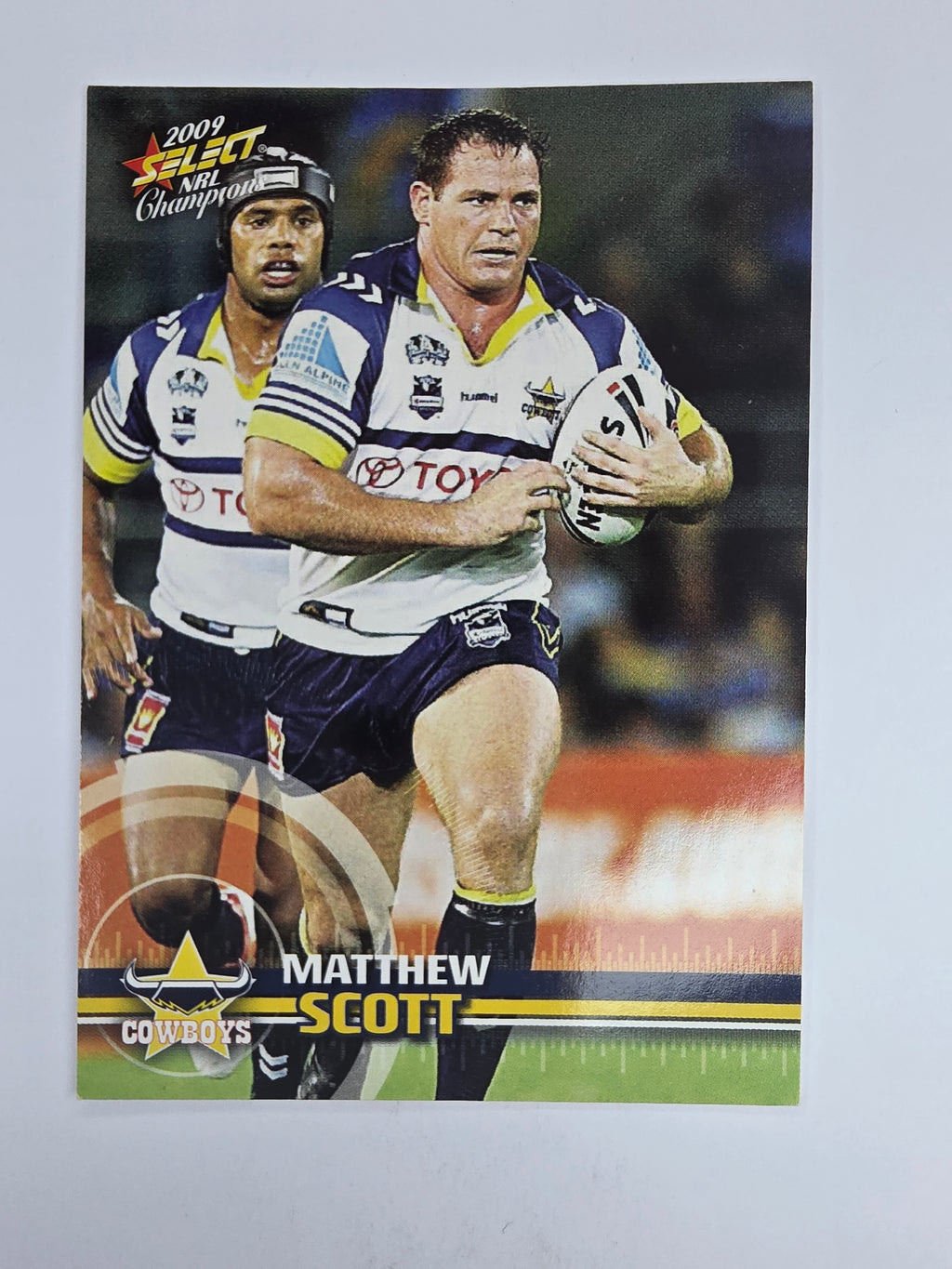 NRL 2009 Champions Base Card #108 Matthew Scott North Queensland Cowboys