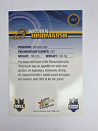 NRL 2009 Champions Base Card #117 Nathan Hindmarsh Parramatta Eels