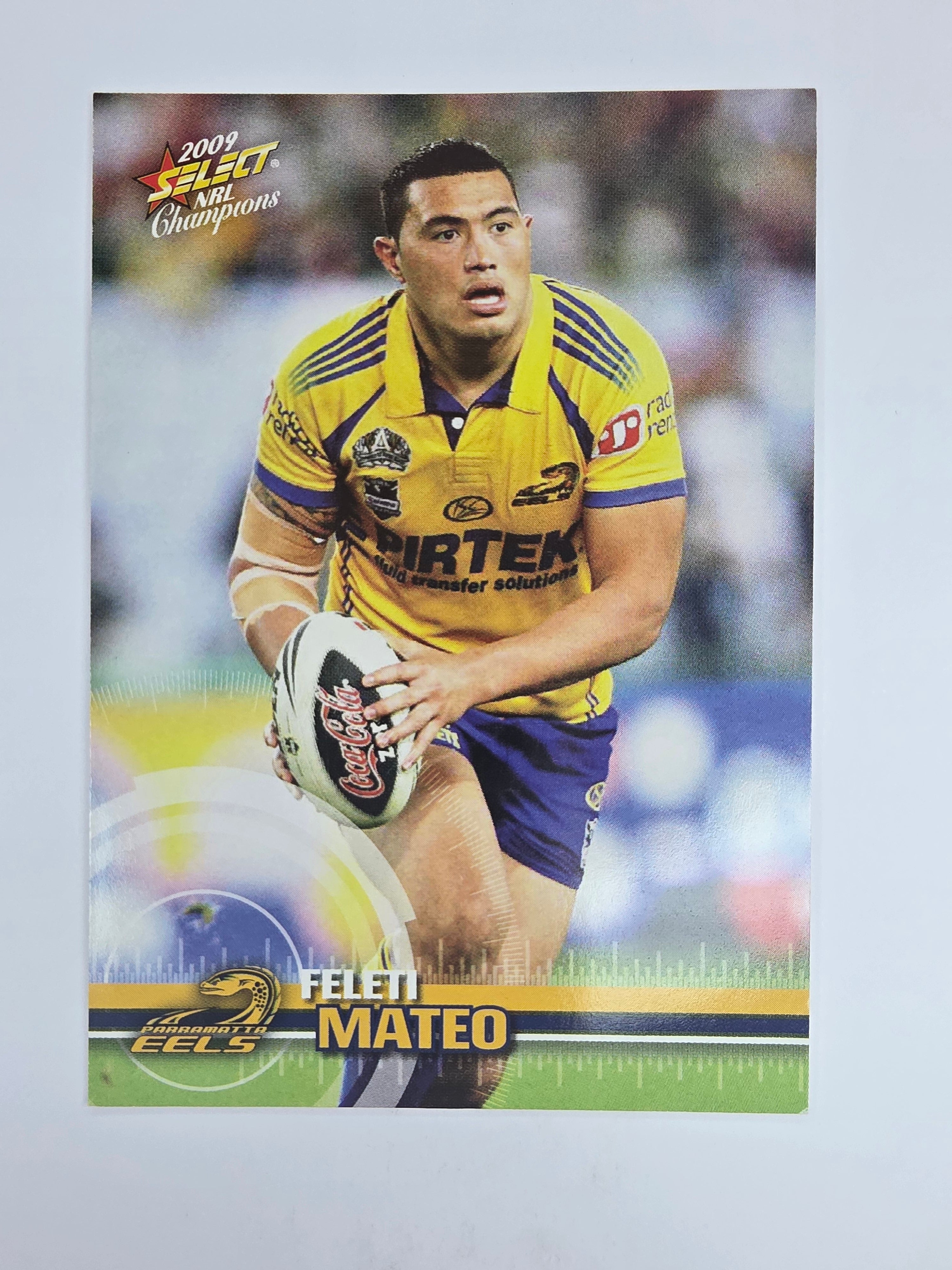 NRL 2009 Champions Base Card #119 Feleti Mateo Parramatta Eels