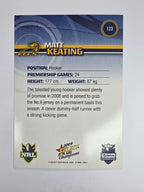 NRL 2009 Champions Base Card #123 Matt Keating Parramatta Eels