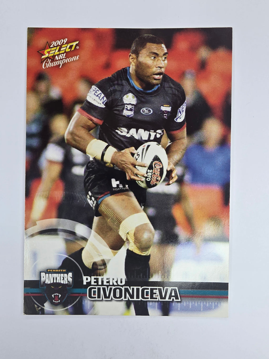 NRL 2009 Champions Base Card #124 Petero Civoniceva Penrith Panthers