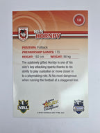 NRL 2009 Champions Base Card #138 Ben Hornby St George Illawarra Dragons