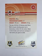 NRL 2009 Champions Base Card #139 Brett Morris St George Illawarra Dragons