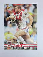 NRL 2009 Champions Base Card #141 Justin Poore St George Illawarra Dragons