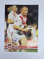 NRL 2009 Champions Base Card #142 Beau Scott St George Illawarra Dragons