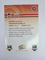 NRL 2009 Champions Base Card #142 Beau Scott St George Illawarra Dragons