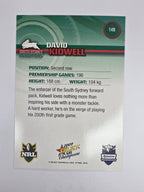 NRL 2009 Champions Base Card #149 David Kidwell South Sydney Rabbitohs