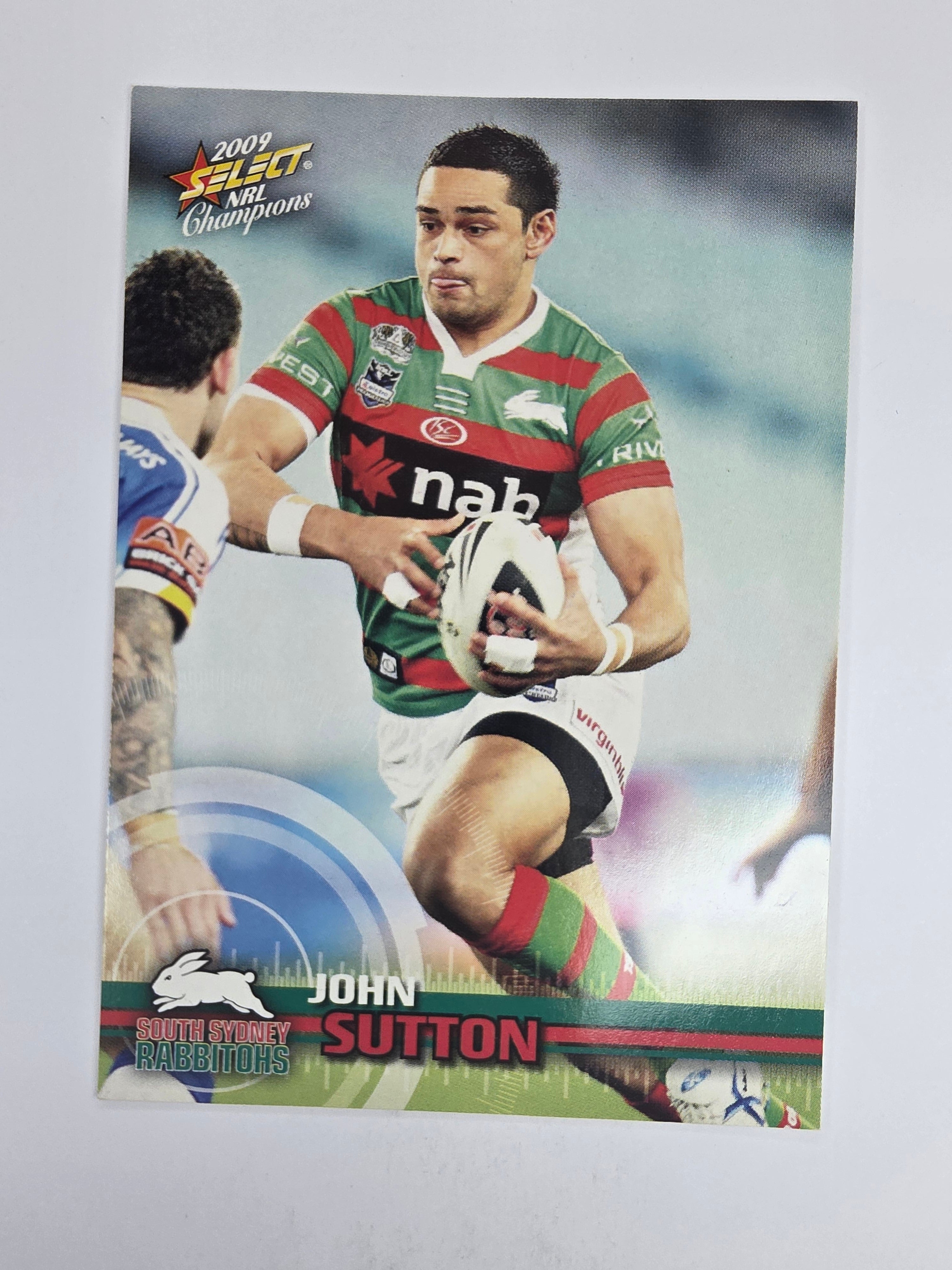 NRL 2009 Champions Base Card #155 John Sutton South Sydney Rabbitohs