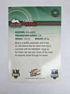 NRL 2009 Champions Base Card #156 Craig Wing South Sydney Rabbitohs