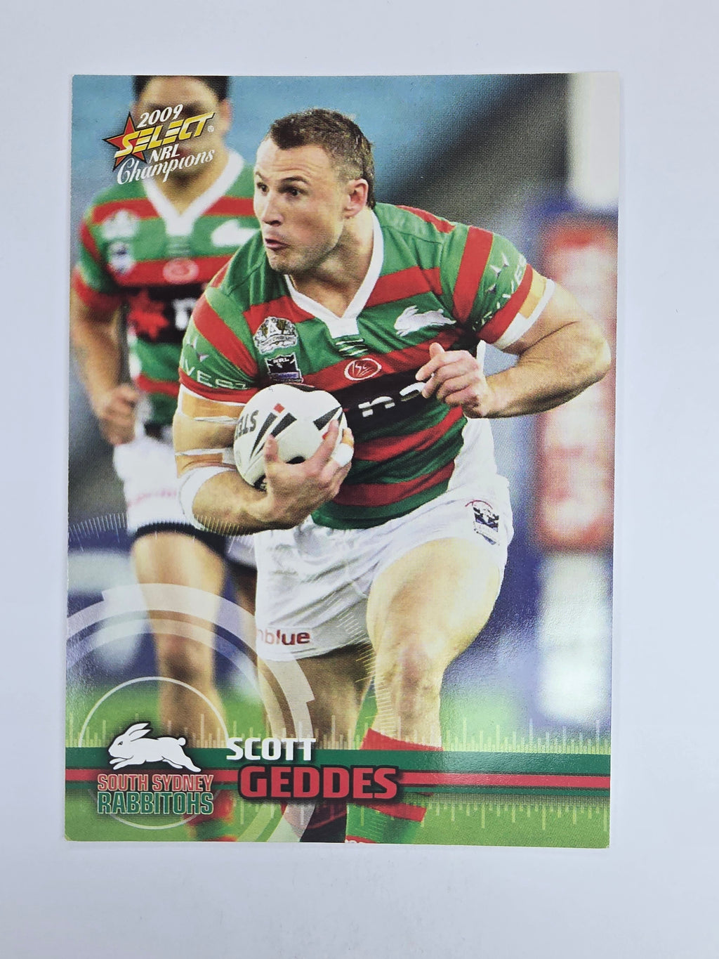 NRL 2009 Champions Base Card #157 Scott Geddes South Sydney Rabbitohs
