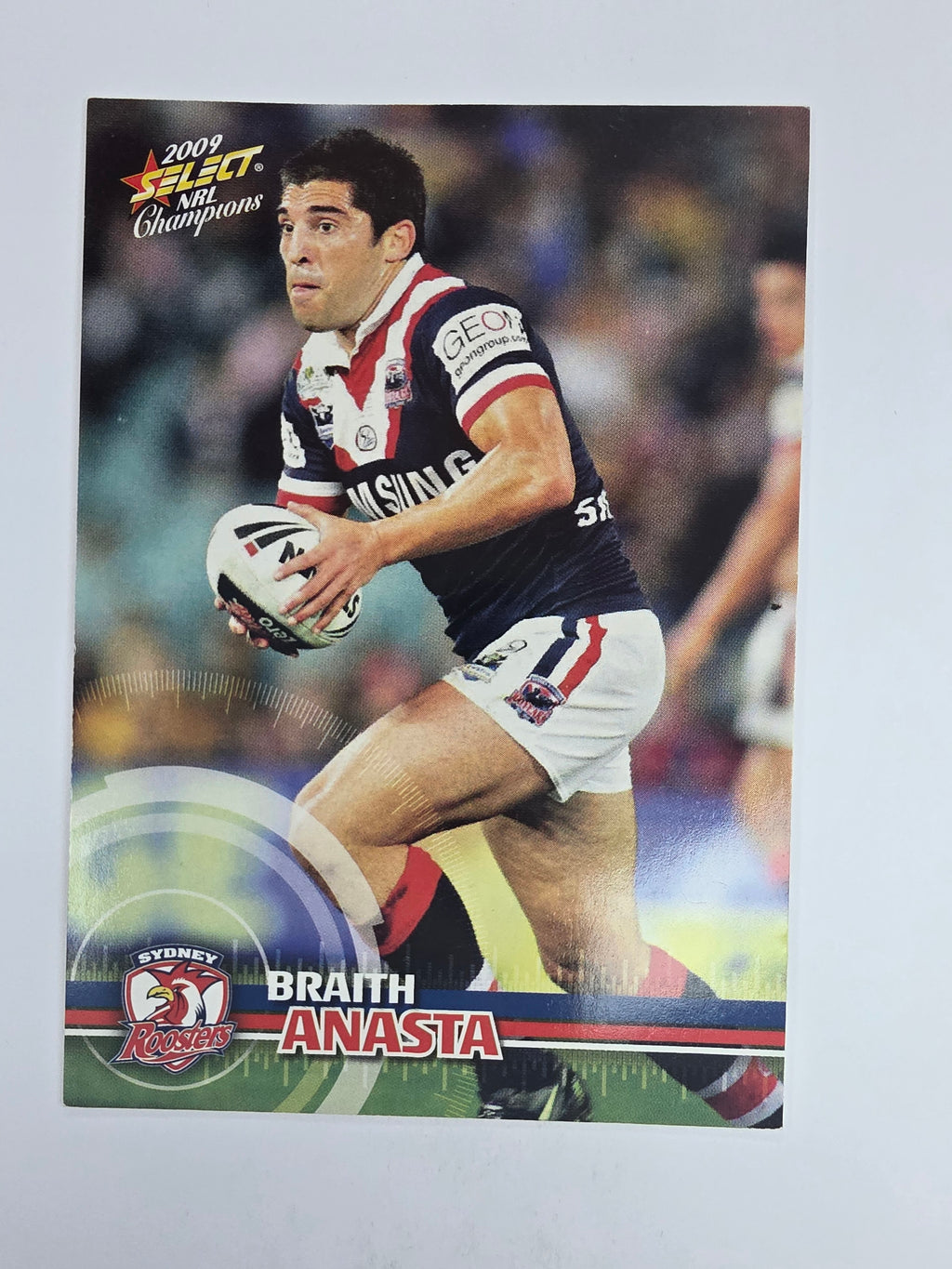 NRL 2009 Champions Base Card #160 Braith Anasta Sydney Roosters