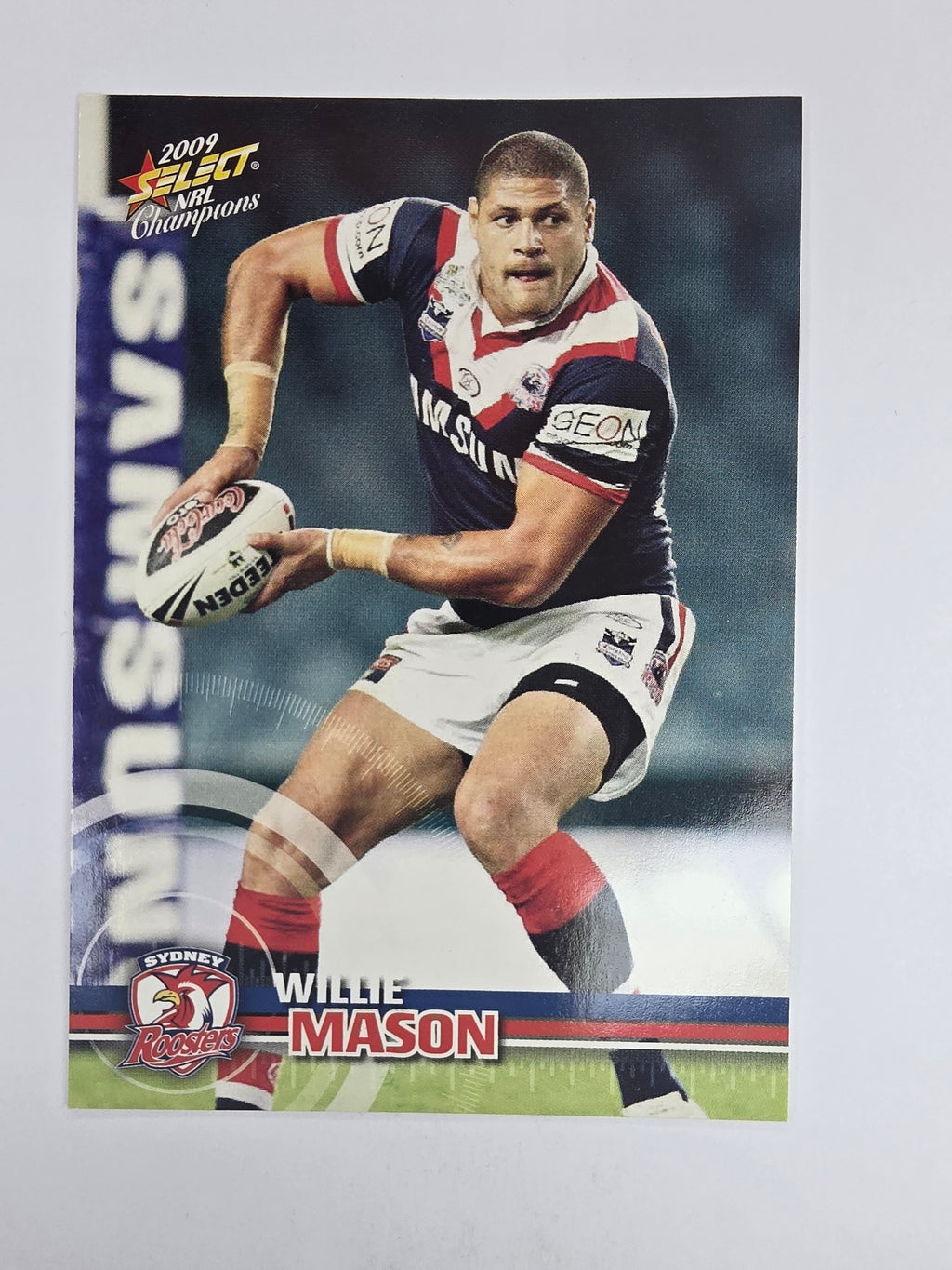 NRL 2009 Champions Base Card #163 Willie Mason Sydney Roosters