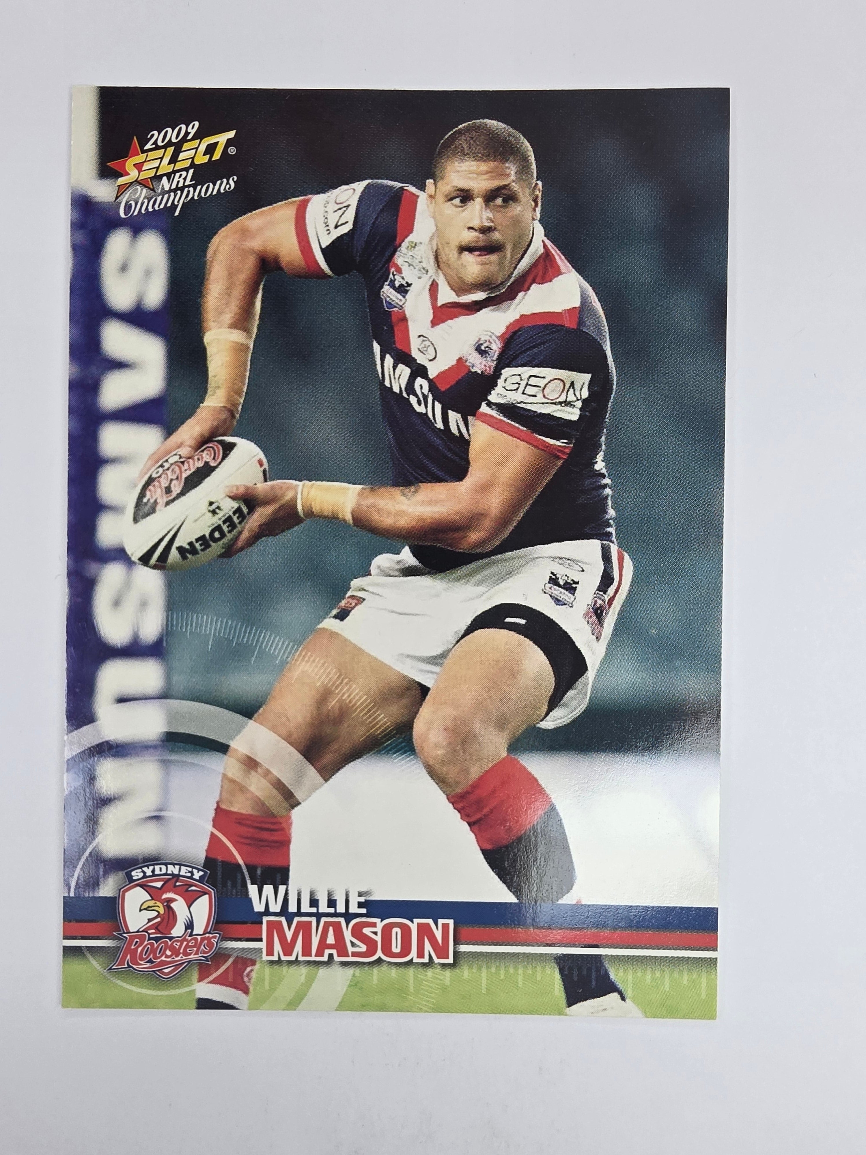 NRL 2009 Champions Base Card #163 Willie Mason Sydney Roosters