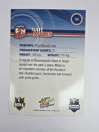 NRL 2009 Champions Base Card #165 Nate Myles Sydney Roosters