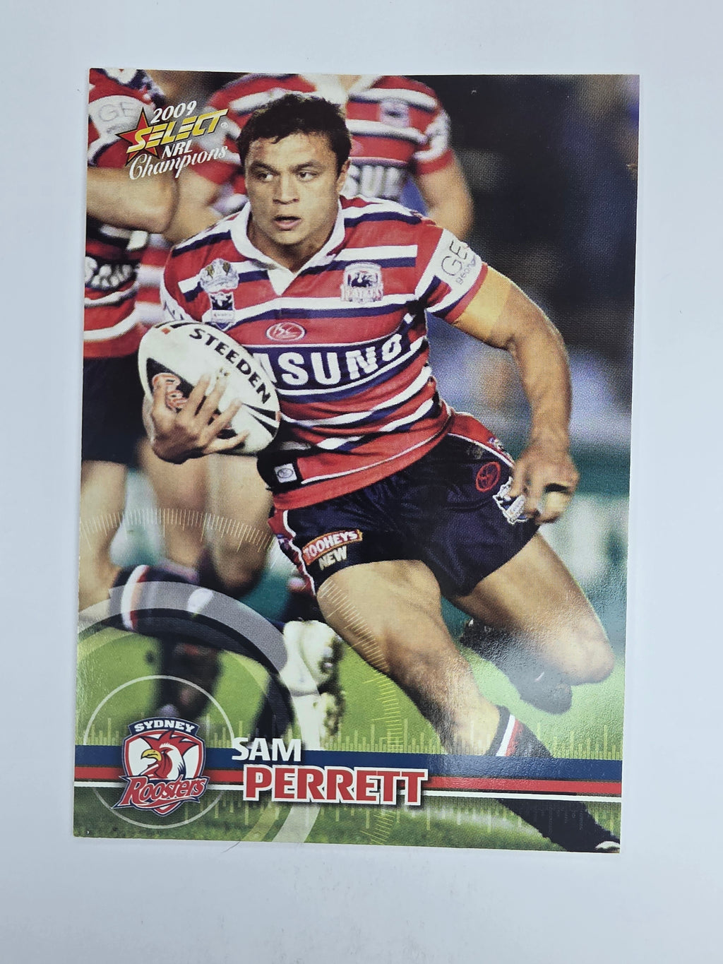 NRL 2009 Champions Base Card #168 Sam Perrett Sydney Roosters