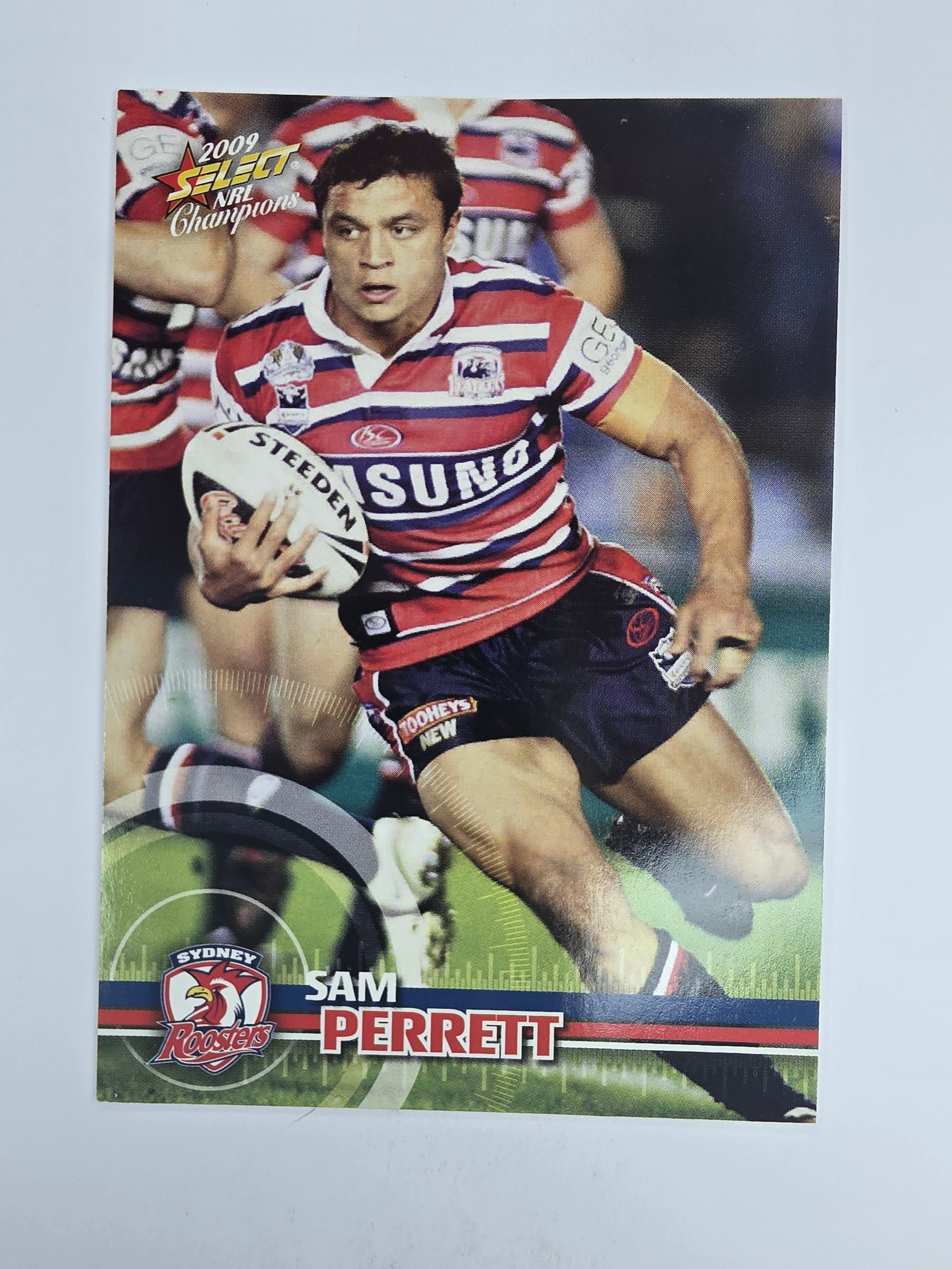 NRL 2009 Champions Base Card #168 Sam Perrett Sydney Roosters