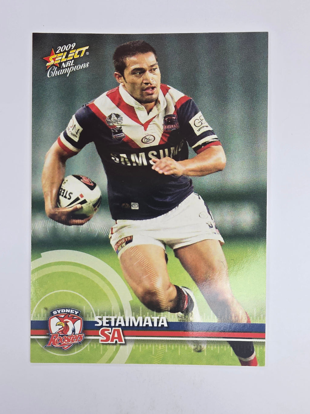 NRL 2009 Champions Base Card #170 Setaimata Sa Sydney Roosters