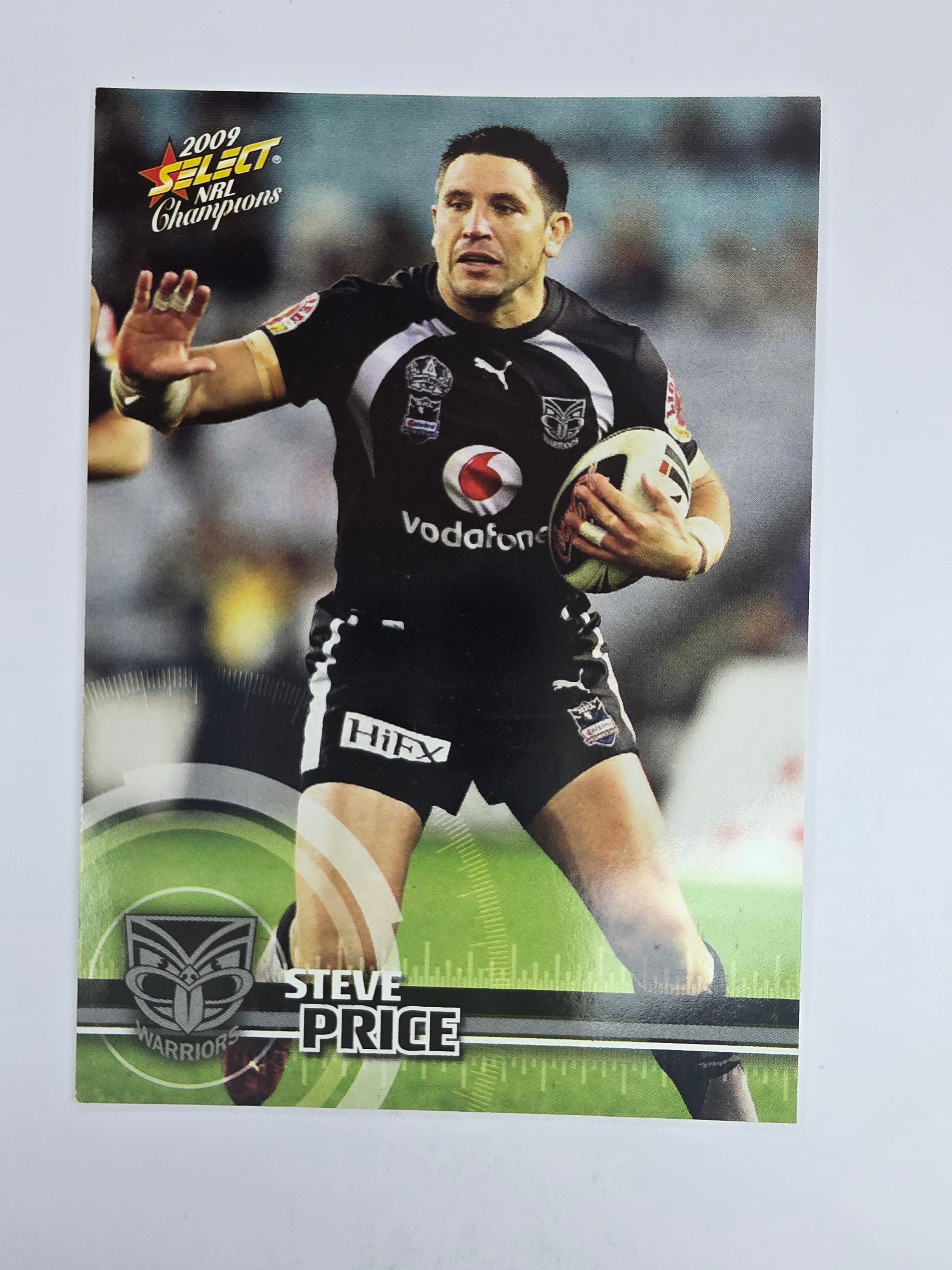 NRL 2009 Champions Base Card #172 Steve Price New Zealand Warriors