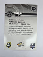 NRL 2009 Champions Base Card #173 Nathan Fien New Zealand Warriors