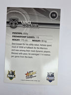 NRL 2009 Champions Base Card #175 Lance Hohaia New Zealand Warriors