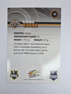 NRL 2009 Champions Base Card #185 Robbie Farah Wests Tigers